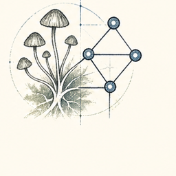 Mycelium network specimen